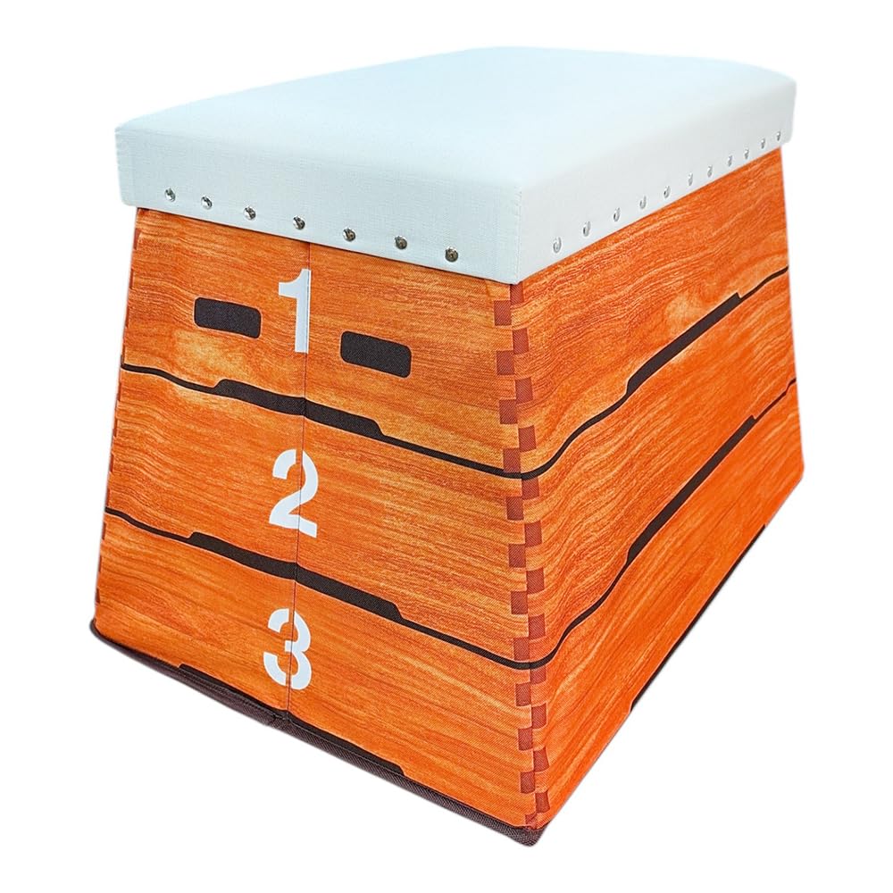 跳び箱　収納　おもちゃ箱 Amazon.co.jp: 跳び箱 収納ボックス 蓋付き 耐荷重70kg おもちゃ箱